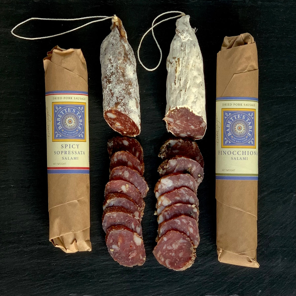 Plateau ARDOISE BLANCHE Bia, surface charcuterie Ustensiles