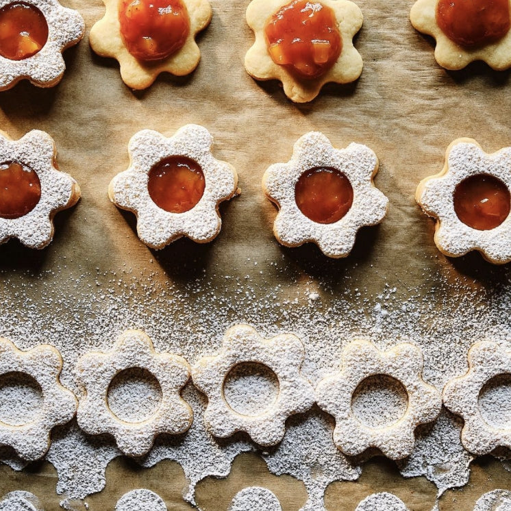 Blood Orange  Poppy Seed  Window Cookies