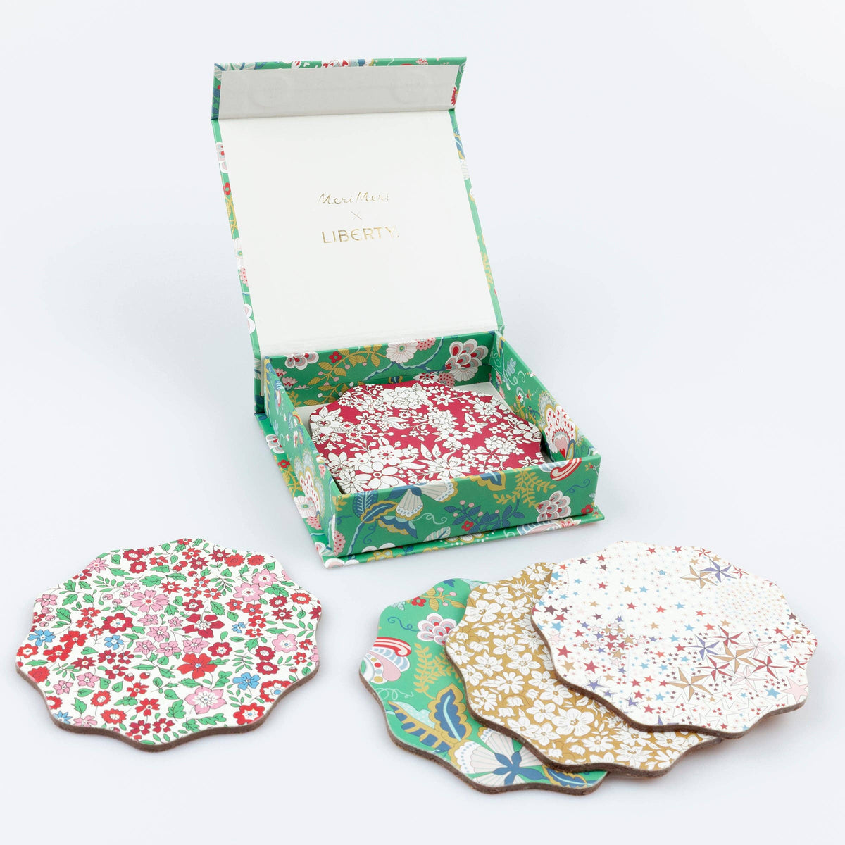 Meri Meri x Liberty Winter Coasters